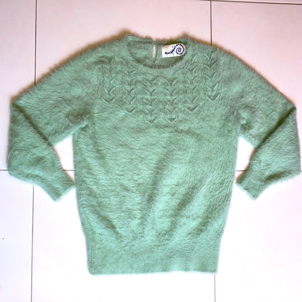 Anthropologie Mint Green Sweater XS